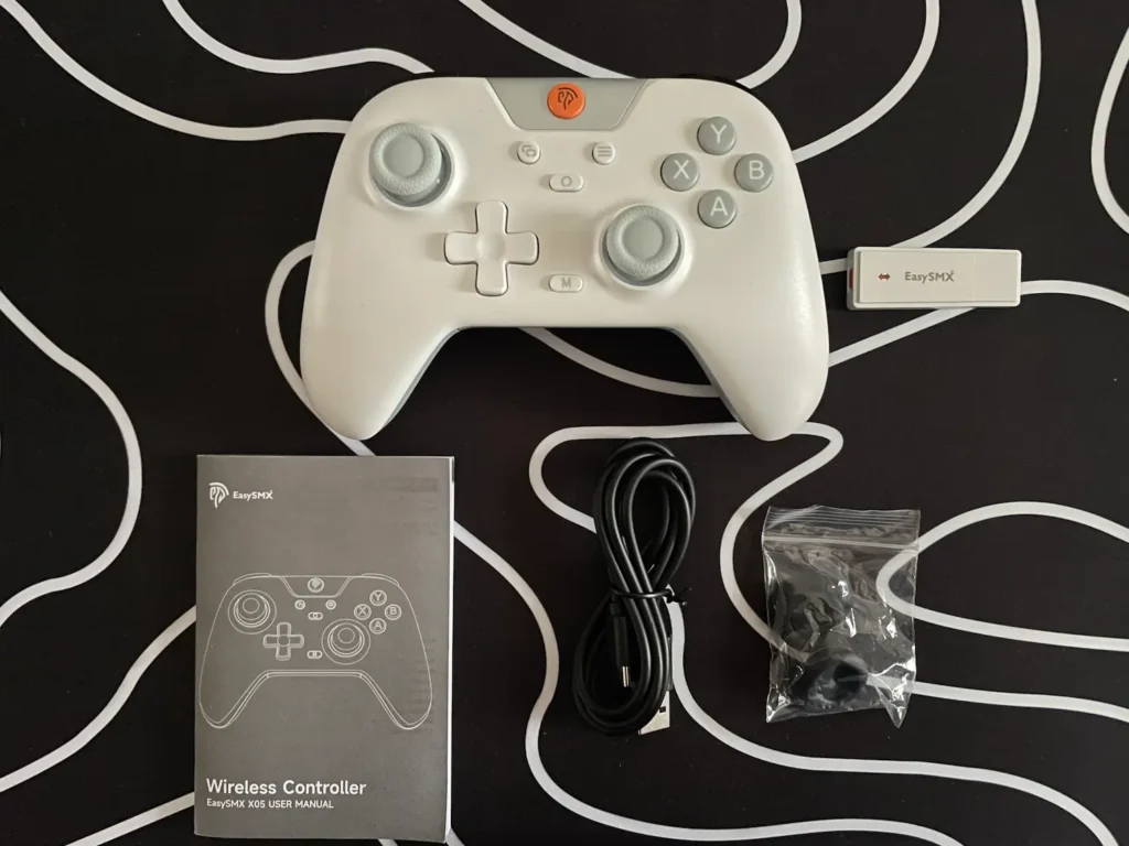 contenido de la caja del control easysmx x15