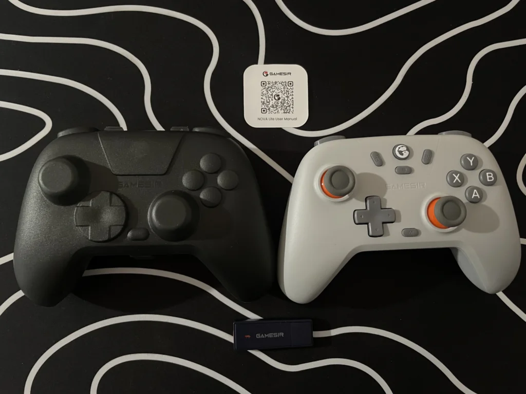 contenido de la caja del mando gamesir nova lite